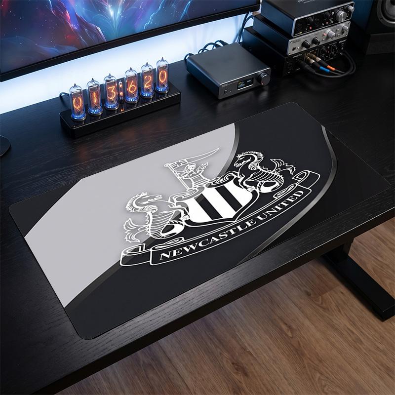 Newcastle United Fußball Druck Großes Mauspadd, Rutschfestes Erweitertes Gaming-Schreibtischmatte für Büro Zuhause