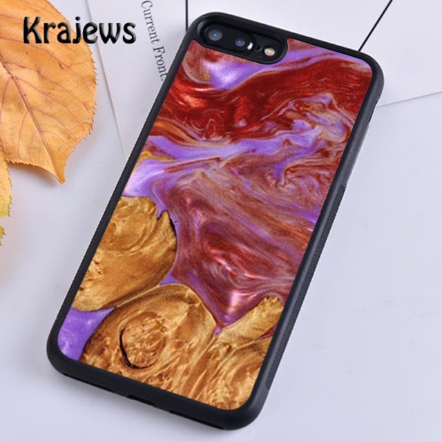 Traveler Protective Wood Resin For iPhone 17 Air 16 Phone Case Cover 15 14 Plus 12 13 Pro Max Coque