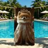 Pomeranian Cute Towel For Outdoor Camping Beach Towel Super Absorbent Quick-Drying Summer Puppies Towel