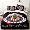 Deportivo guadalajara 3pc set Perfect for bedroom use Comfortable bedding set includes a duvet cover and two pillowcases Ideal birthday or Christmas g