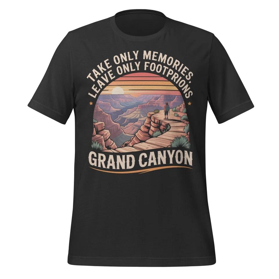 Grand Canyon Shirt Take Only Memories Hiking Nature Unisex Scenic Graphic Tee S