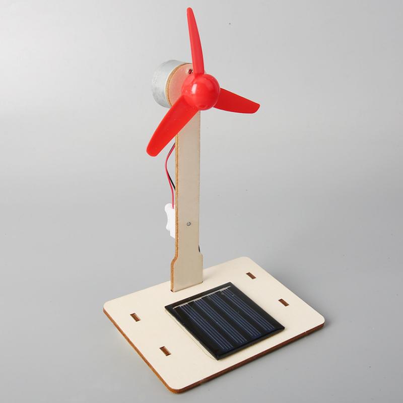 Technology Small Production DIY Solar Windmill Primary School Puzzle Science Experiment STEM Science And Technology Toy Materials
