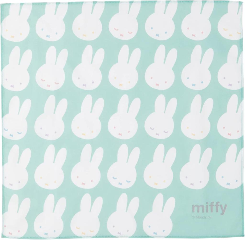 Marushin Lunch Miffy Colorful Sherbet for Boys and 43 x 43 5825002900 Cloth, Design, Miffy, Preschool/Kindergarten/Elementary School, Girls, cm,