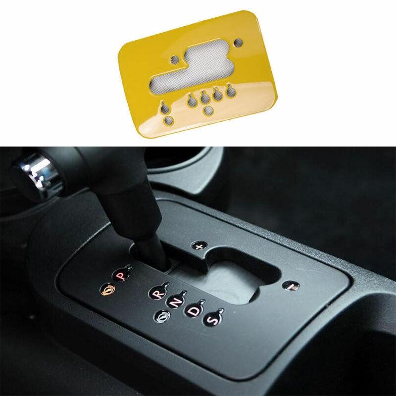 For Volkswagen Beetle VW 2007-2012 Yellow Central Console Gear Shift Panel Trim