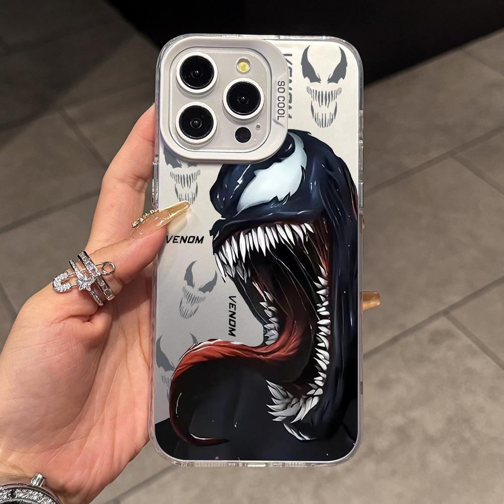 

Black Venoms Spiders Men Phone Case for Samsung Galaxy A56 A55 A54 A53 A52 A26 A17 A16 A12 A07 A06 4G 5G Silver Hard Cover Galaxy A53 5G