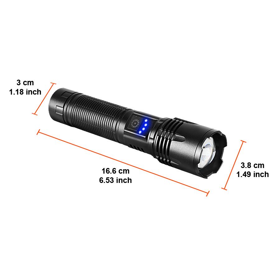 2026 NEW Ultra Bright LED Flashlight Strong Light Tactical Torch Rechargeable Portable Lamp Outdoor Camping Lantern