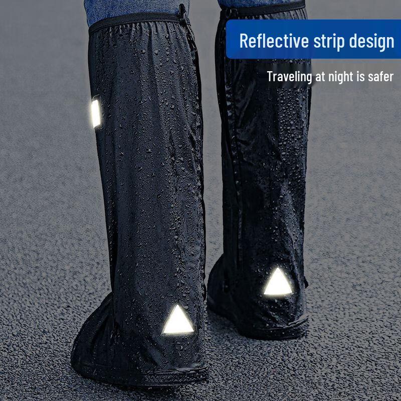Outdoor Cycling Thickened PVC High-Top Waterproof Rain Shoe Covers