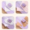Paper Cutters Portable Double-Ended Orbital Trimmer 4-in-1 Blades Mini Paper Trimmer with Ruler Grid Scrapbooking Tool for Precise Crafting DIY