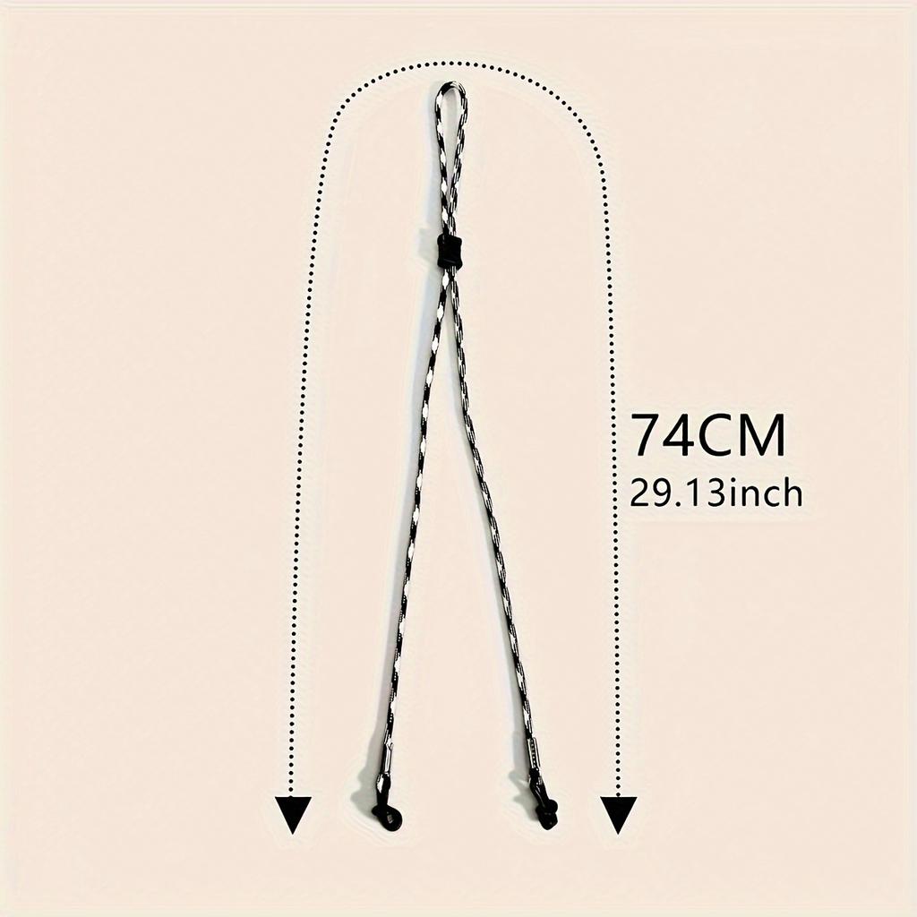 1pc Adjustable Colorful Glasses Rope, Anti-lost Non-slip Outdoor Sports Glasses Strap, Glasses Fixer
