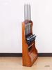 Solid Wood Floor-Standing Fishing Rod Rack | 6-Position Storage Stand for Rods & Gear