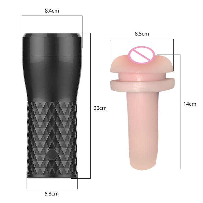 Male Pussys Masturbator Cup Realistic Soft Tight Vagina Pussy Silicone Waterproof Massager Adults Sex Toys Product For Men