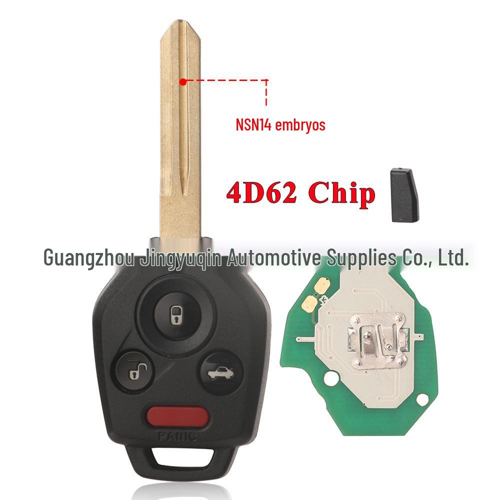 Subaru 4-Tasten Fernschlüssel für CWTWBU766/CWTWB1U811 (433/315MHz) kompatibel