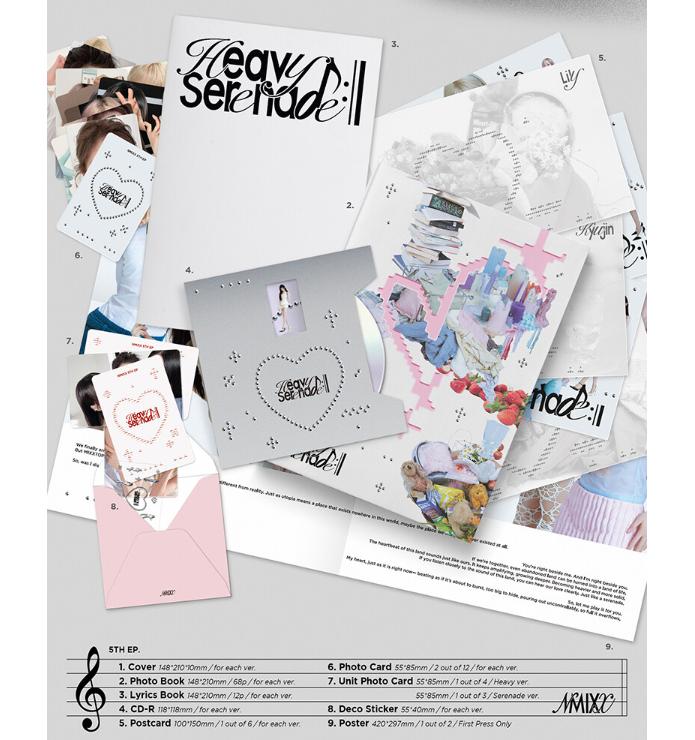 [pre-order] NMIXX EP 5 Heavy Serenade 2 Version Set K-pop Official Album