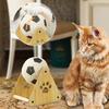 Cat Scratching Ball Sisal Cat Scratcher with Dynamic Soccer Design Vertical Exercise Wheel for Kitten Training