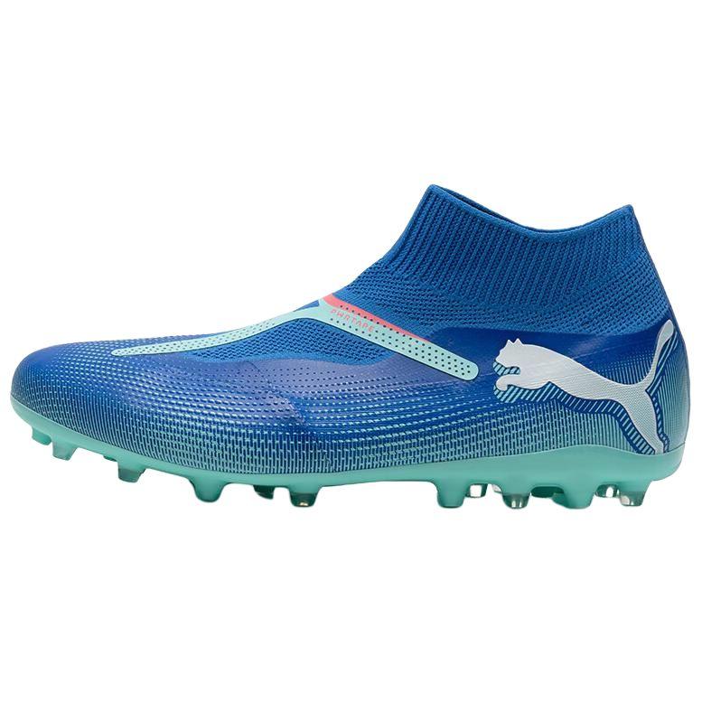 New PUMA FUTURE 7 MATCH MG Multi Ground Artificial Ground Breathable Soccer Shoes Men's Blue 107929-01
