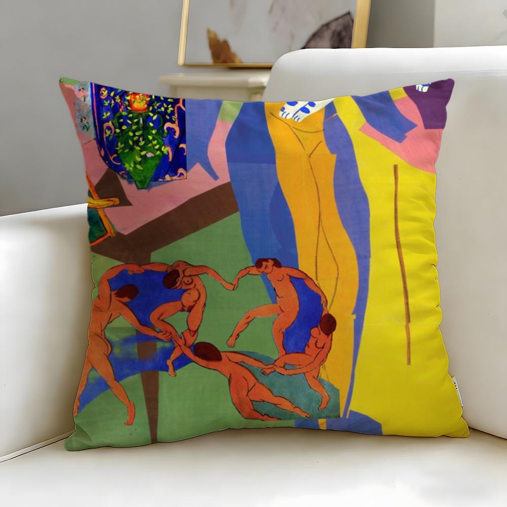 Classic Artist Henri Matisse Cushion Cover Soft & Easy-Wash Pillow Case – Versatile for Couch, Bed, Travel and Office
