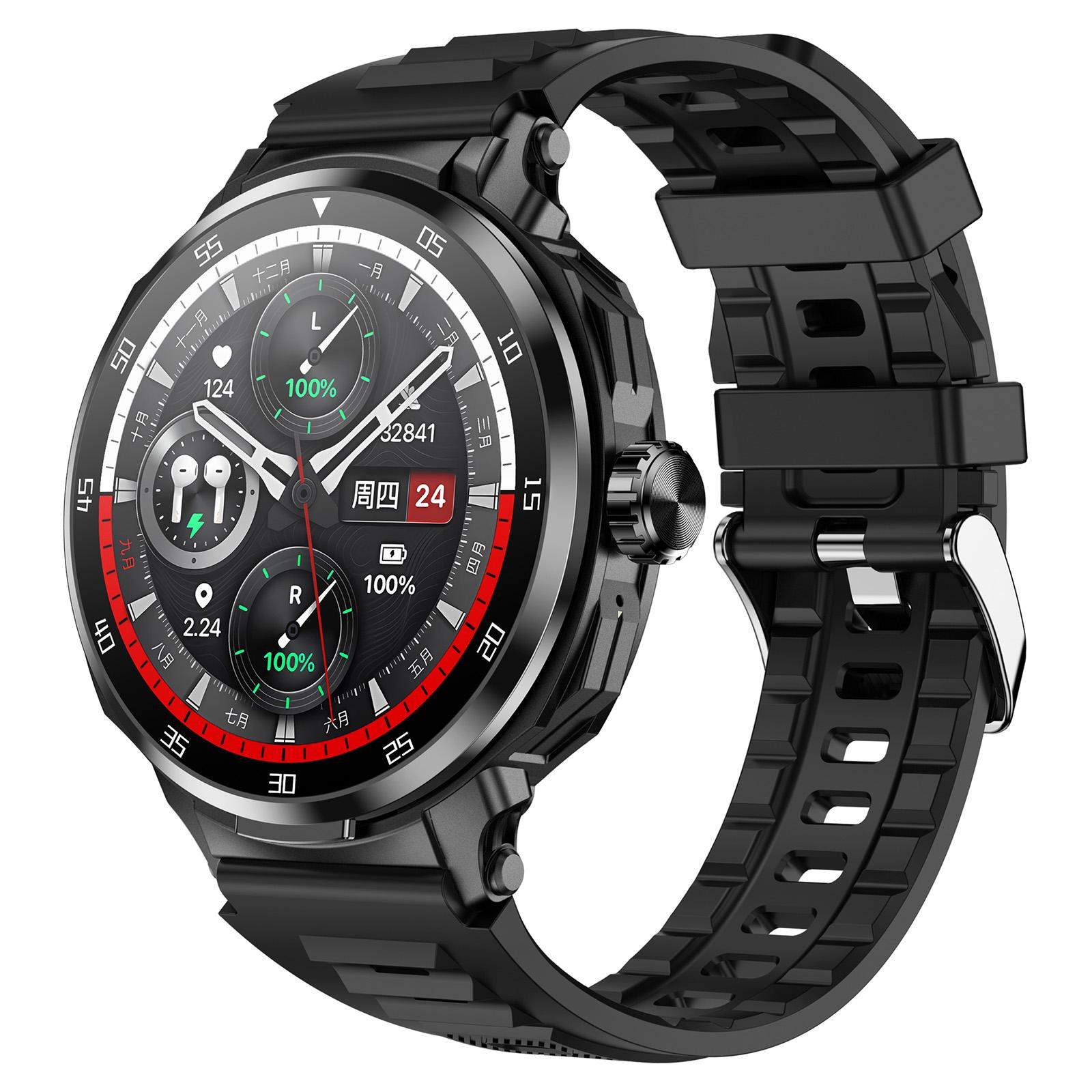 

D11 2-в-1 TWS Навушники Смарт-годинник Сумісний з Bluetooth Моніторинг стану дзвінків Спортивний годинник Black