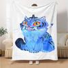 1pc KPop Demon Hunters25 Blanket, Gift, for Men and Women, Soft Blanket, Good for Sofa Bed Couch Travel, Lightweight Flannel Blanket