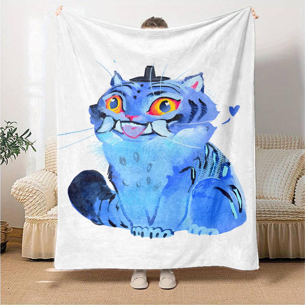 1pc KPop Demon Hunters25 Blanket, Gift, for Men and Women, Soft Blanket, Good for Sofa Bed Couch Travel, Lightweight Flannel Blanket