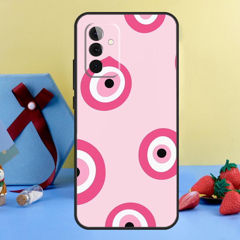 Big Eyes Cartoon Pattern Case For Samsung Galaxy A26 A16 A36 A56 A15 A35 A55 A14 A34 A54 A12 A32 A52 A13 A33 A53 A17