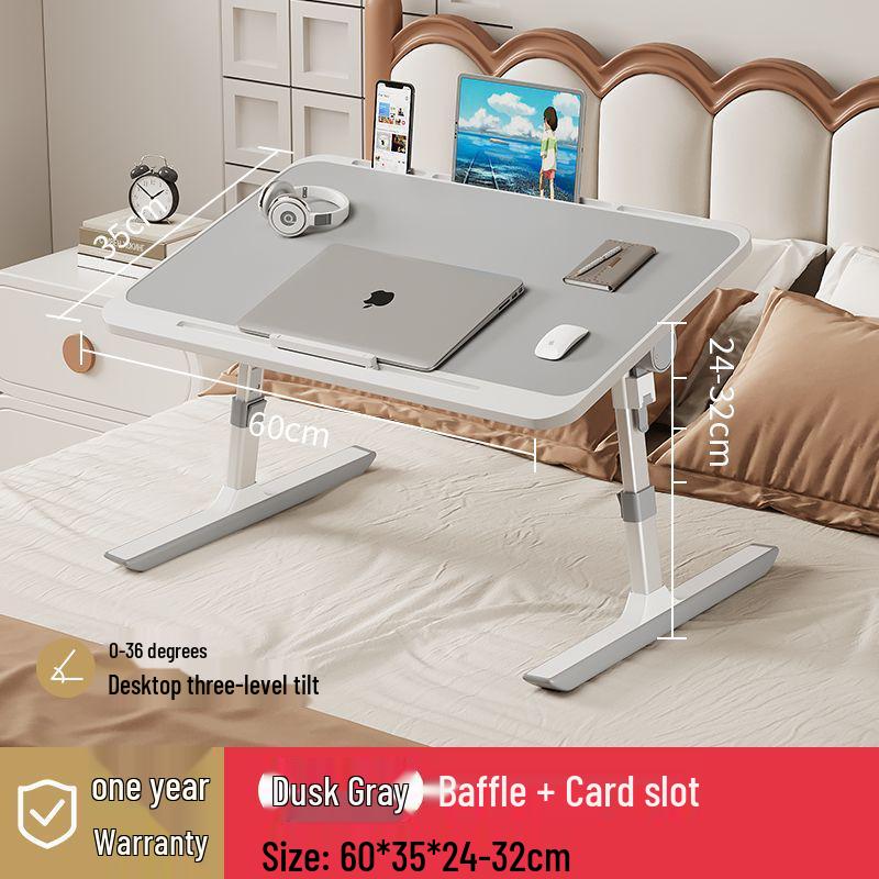 Adjustable Student Writing Table with Mobile Bracket for Bedroom or Dormitory