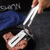 Two-in-One Stainless Steel Steak and Fish Spatula Tongs