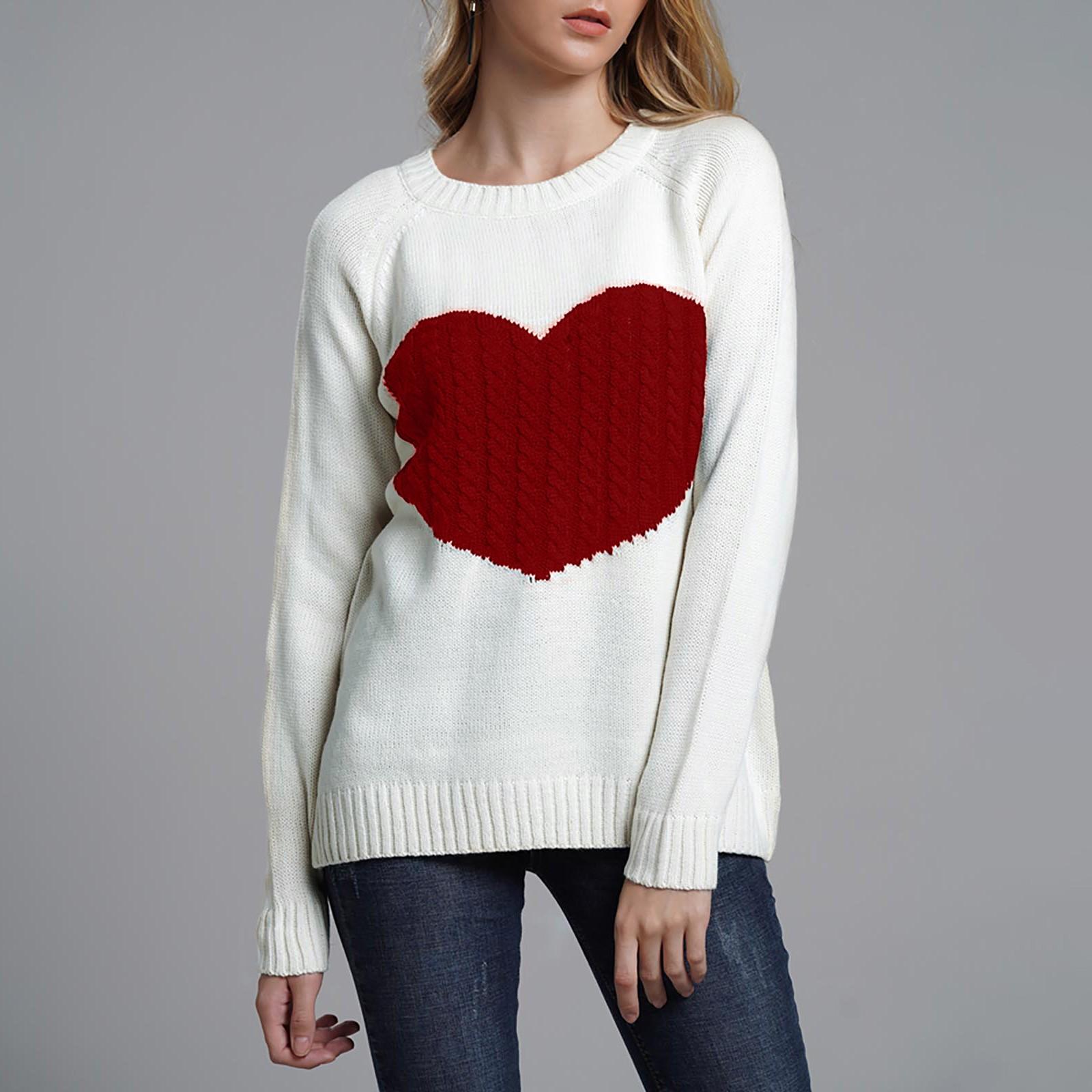 

Женский темпераментный свитер свободного кроя с интерхроматической вставкой L белый