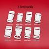 High-Quality White Plastic Snap Buckle for Backpacks and Schoolbags