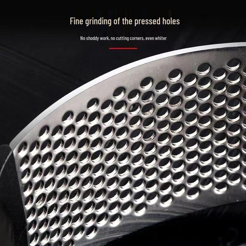 Stainless Steel Manual Garlic Press and Peeler Tool