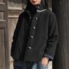 Coats Stand Long Sleeve Thick Warm Clothes Spring Button Women Jackets