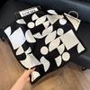 New silk scarf women's fashion versatile high-end small square scarf Korean version neck protection scarf spring and autumn retro scarf binding bag
