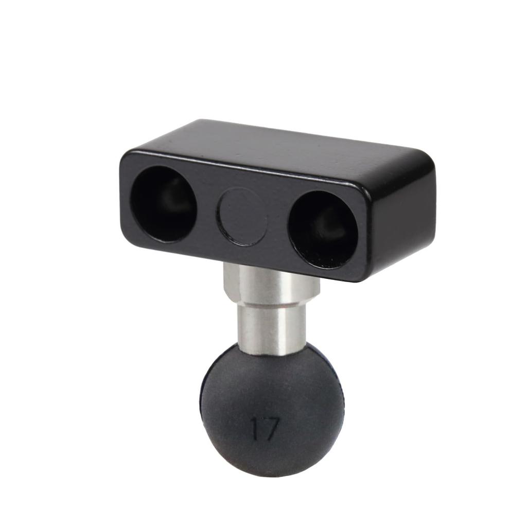 [RECMount 17] 0.7 Inch (17 Mm) Ball Attachment, Yupiteru Motorcycle Dedicated Radar Detector for Z320B [REC17-A51] A51(RD)