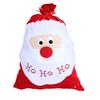 Large Christmas Stunning Velvet Gift Bag For Santa Claus With Exquisite Embroidery