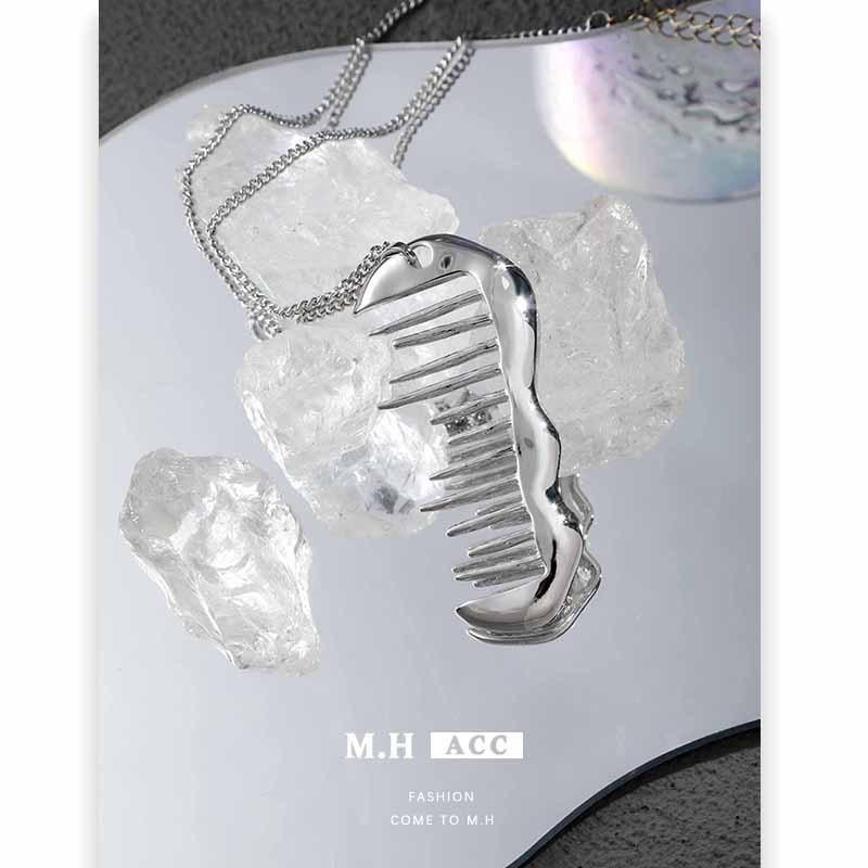 Original kamhalsband, enkel och utsökt tröjkedja, unik hängsmycke artikel grossist