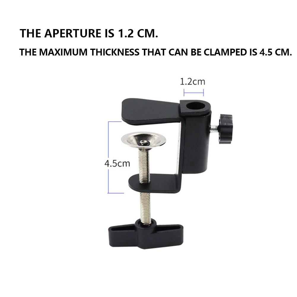 360-Grad Desktop-Basis Ausleger Leuchte Mikrofonständer Klemme