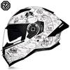 DOT ECE Certified Full Face Motorcycle Helmet Men Women ABS Shell Flip-Up Visor All-Season Use