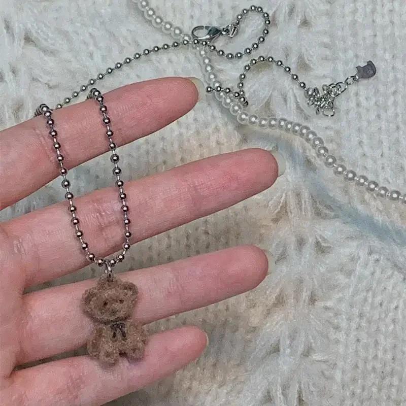 Mode Filles Mignon Le Dernier Populaire Mignon Ours Dames Cadeau Collier & Pendentif Accessoires de Bijoux pour Femmes Cadeaux Créatifs