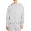 Nike Sweatshirts Women's Light Silver Gray Hooded Moderate Regular DJ6940-094