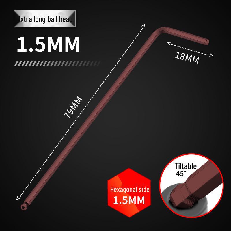 Zestaw kluczy sześciokątnych/śrubokrętów Green Forest S2