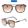 Sunglasses Style Presbyopia Glasses  Men's Progressive Multi Focus/distance Dual-use UV Resistant Sunglasses and Reading Glasses
