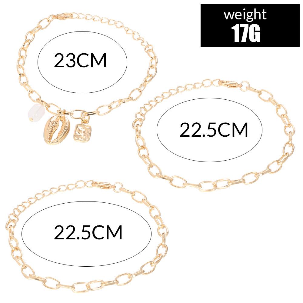Exclusive For Fashion Punk Chain, Pearl Shell Jewelry Bracelet
