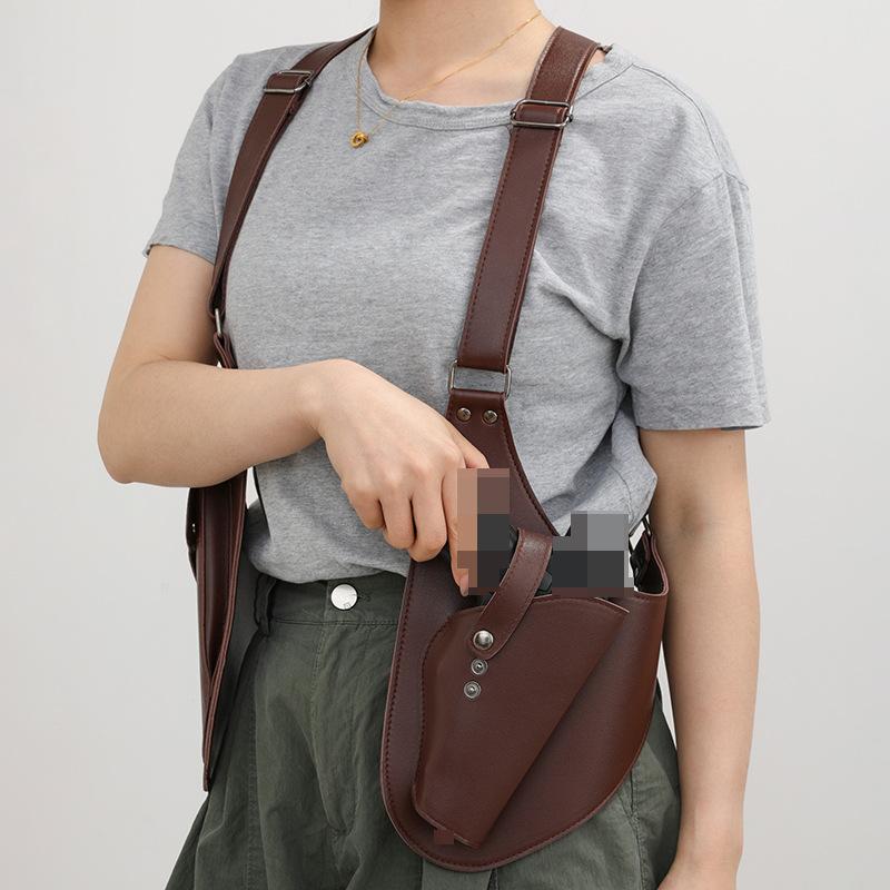 Borsa a tracolla Punk Retro con tracolla per Holster di Halloween