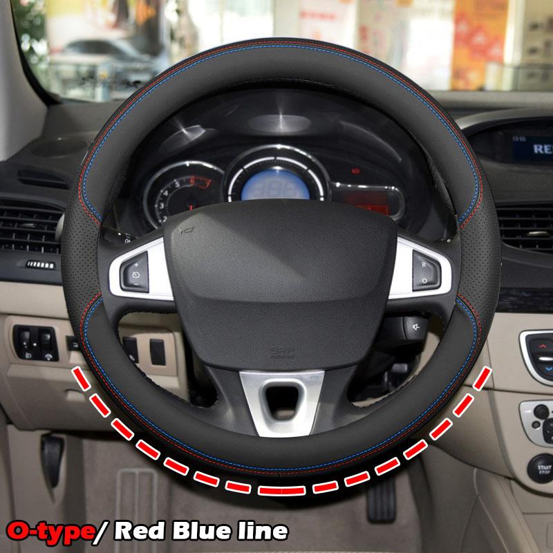 Pentru Renault Duster Kaptur Logan Megane Sandero, piele ultra subțire, husă pentru volan auto, accesorii antiderapante pentru interior