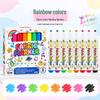 36 Fabric Markers - Washable, Non-Fading & Waterproof for Color Painting On Clothes & T-shirts