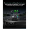 C1 Navigation Windshield Projection OBD2+GPS Head Up Display with Real-time Navigation Water Oil Temp RPM Turbo Press Display