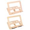 Sturdy Wood Bookends Stand Adjustable Reading Stand Bookends Stand Book Rack  For Kid Adult