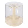Rotating Plush Pendant Display Box Transparent Doll Storage Box with Cover Cartoon Doll Showcase Dustproof for Home Decor