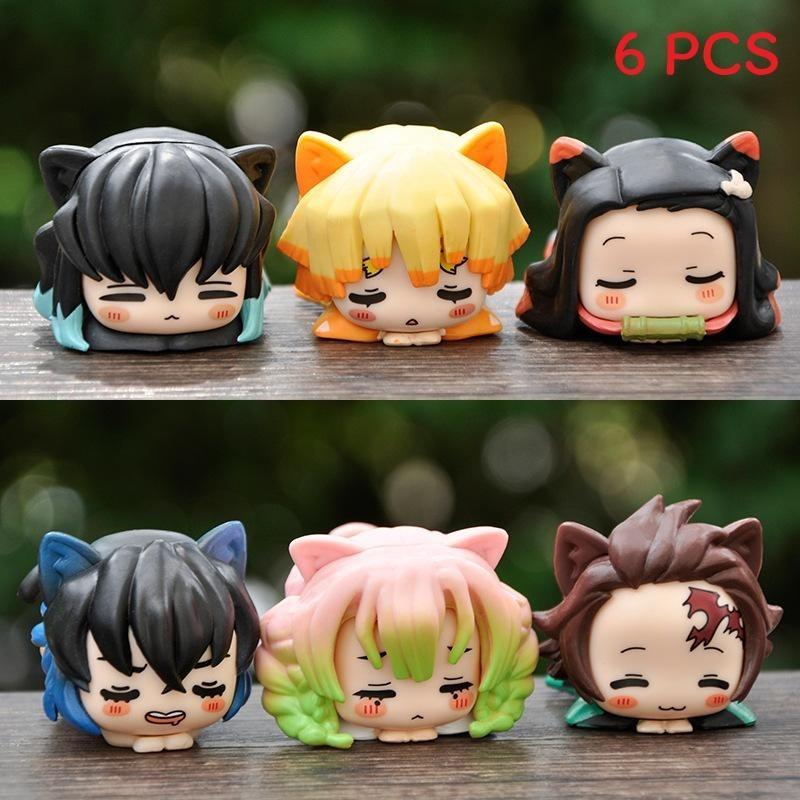 

Demon Slayer Blind Box Pvc Toy Set With Nezuko And Zenitsu For Kids Special Characters Included