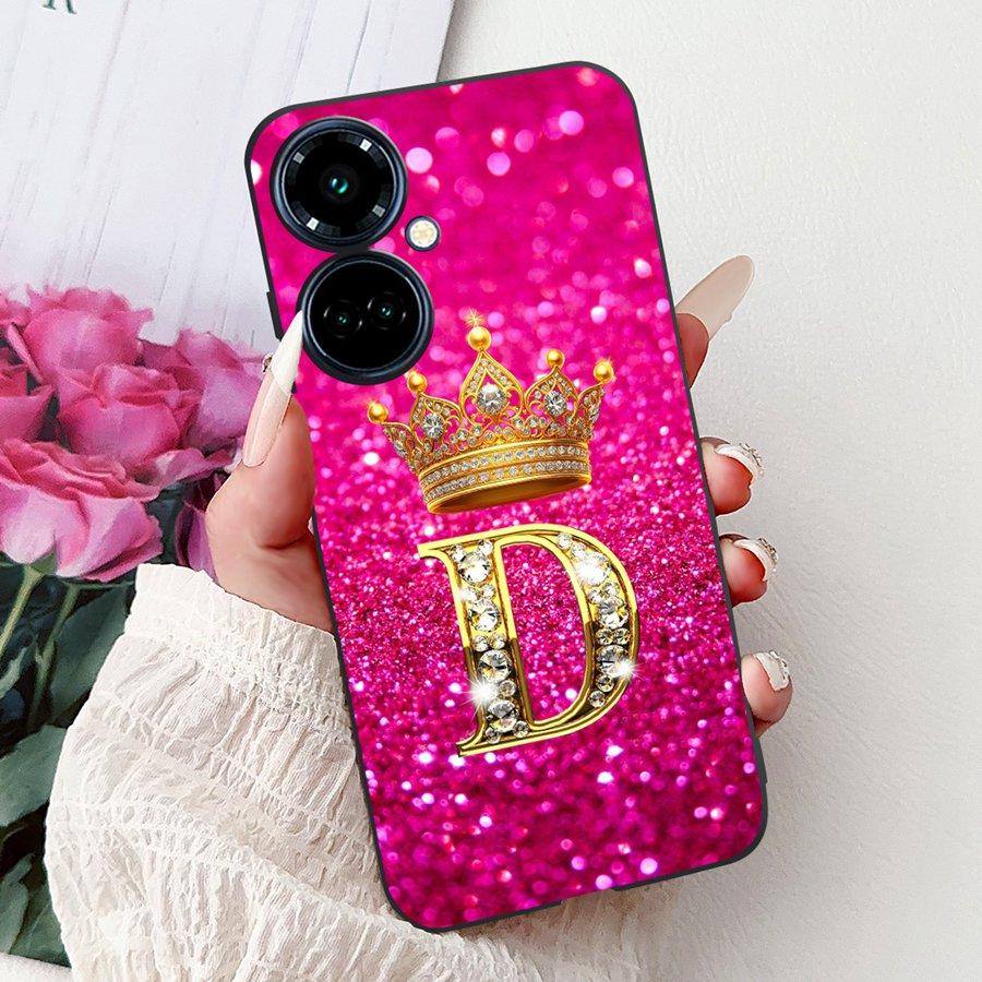 For Tecno Camon 19 Pro Case Shockproof Crown Letter Soft Silicone Funda for Tecno Camon19 Neo 19Pro Back Cover Camon 19NeoFundas