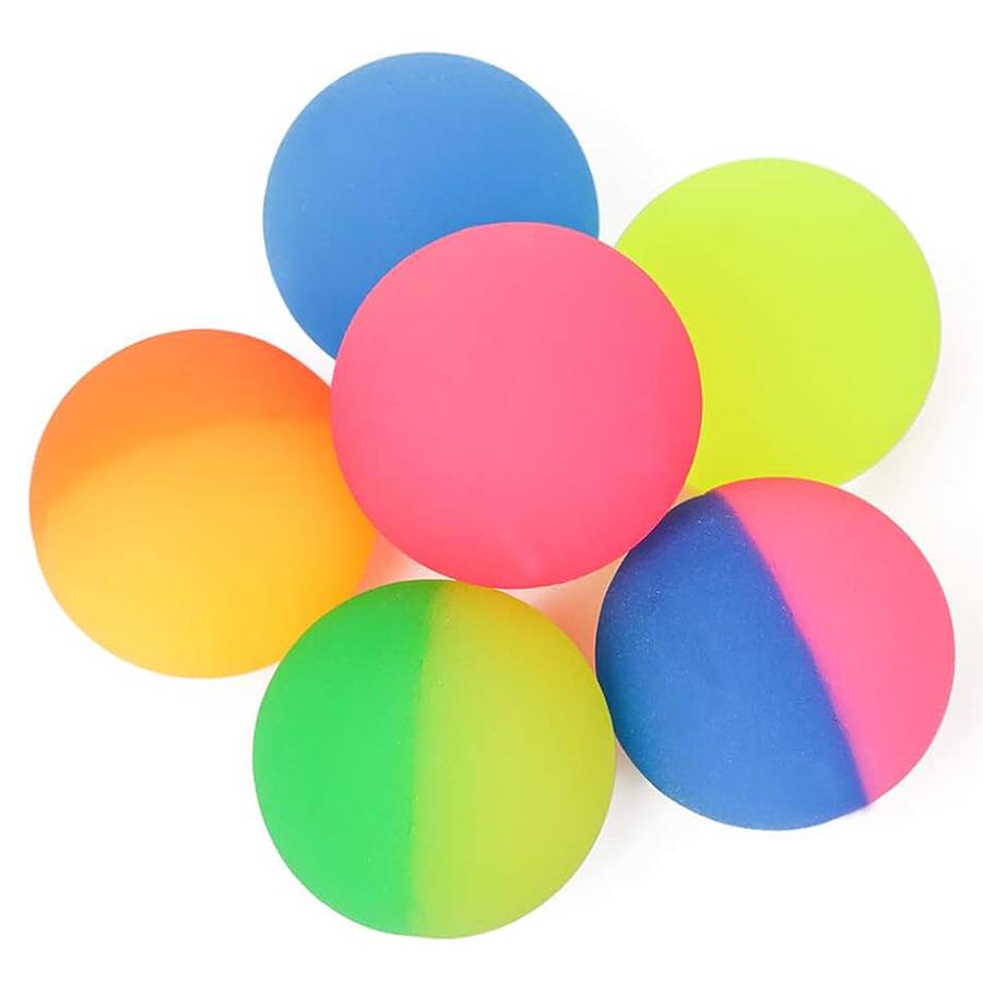 16/32/100pcs Doubl Color Bouncy Ball Cat Dog Training Tool Festival Party Supplies for Friends Gathering Interactive Game XJM